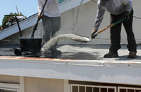 Cocking flat roofing repair